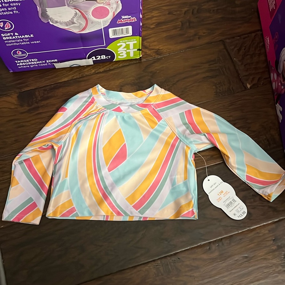 Wonder Nation rashgaurd top 12 month